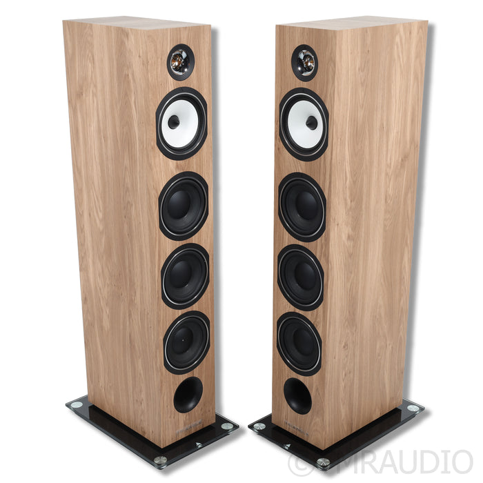 Triangle Esprit Australe EZ Floorstanding Speakers; Light Oak Pair