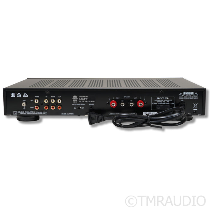 Rotel A8 Stereo Integrated Amplifier; MM Phono (Open Box)