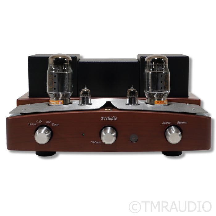 Unison Research Preludio Stereo Tube Integrated Amplifier; Mahogany