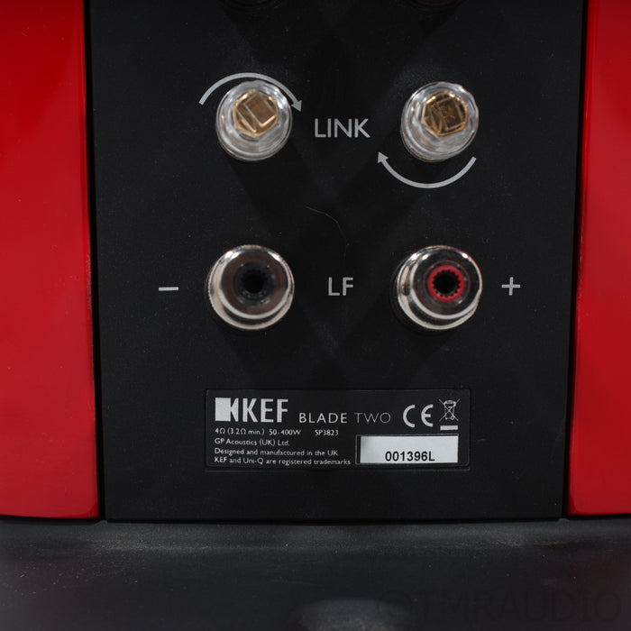 KEF Blade Two Floorstanding Speakers; Red Pair