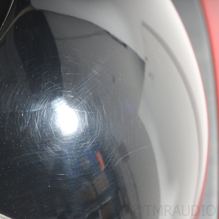 B&W Nautilus 800 Floorstanding Speakers; Red Cherry Pair (Missing Grills)