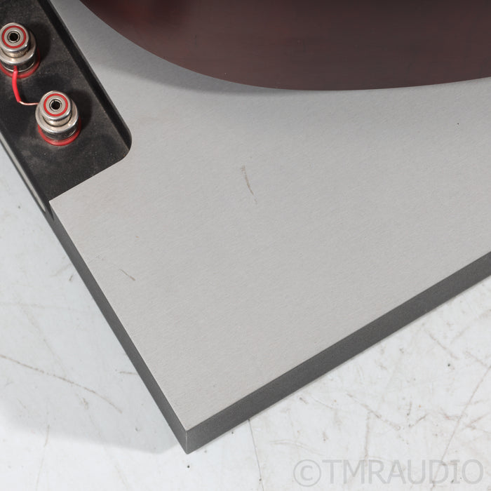 B&W Nautilus 800 Floorstanding Speakers; Red Cherry Pair (Missing Grills)