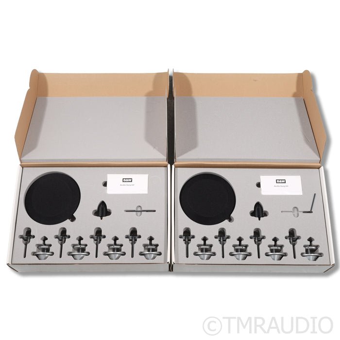 B&W Nautilus 800 Floorstanding Speakers; Red Cherry Pair (Missing Grills)