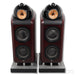 B&W Nautilus 800 Floorstanding Speakers; Red Cherry Pair (Missing Grills)
