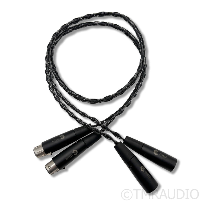 Kimber Kable Carbon Series XLR Cables; 1m Pair Balanced Interconnects