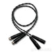 Kimber Kable Carbon Series XLR Cables; 1m Pair Balanced Interconnects