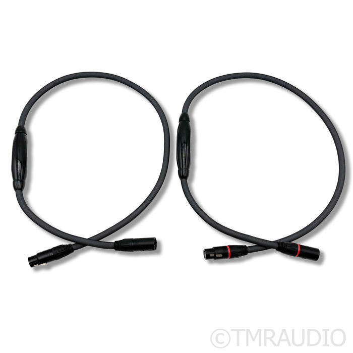 Transparent Audio Balanced MusicLink Super XLR Cables; 1m Pair Balanced Interconnects