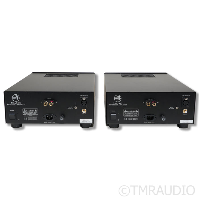 Rogue Audio DragoN Monoblock Hybrid Power Amplifier; Black Pair