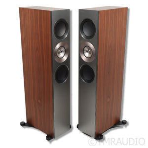 KEF Reference 3 (Non-Meta) Floorstanding Speakers; Satin American Walnut Pair