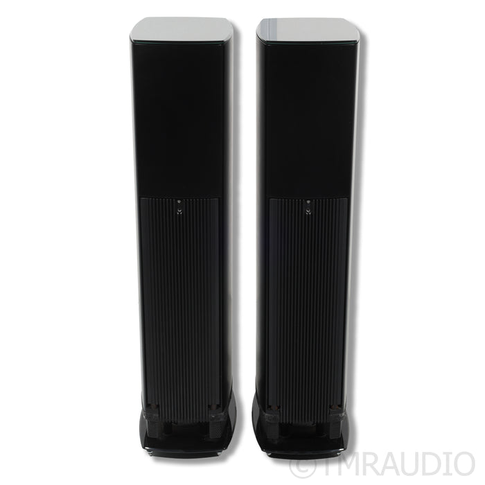 Linn 530 Exakt Active Floorstanding Speaker; Pair Butterscotch Fabrik