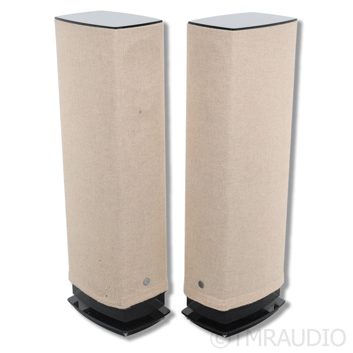 Linn 530 Exakt Active Floorstanding Speaker; Pair Butterscotch Fabrik