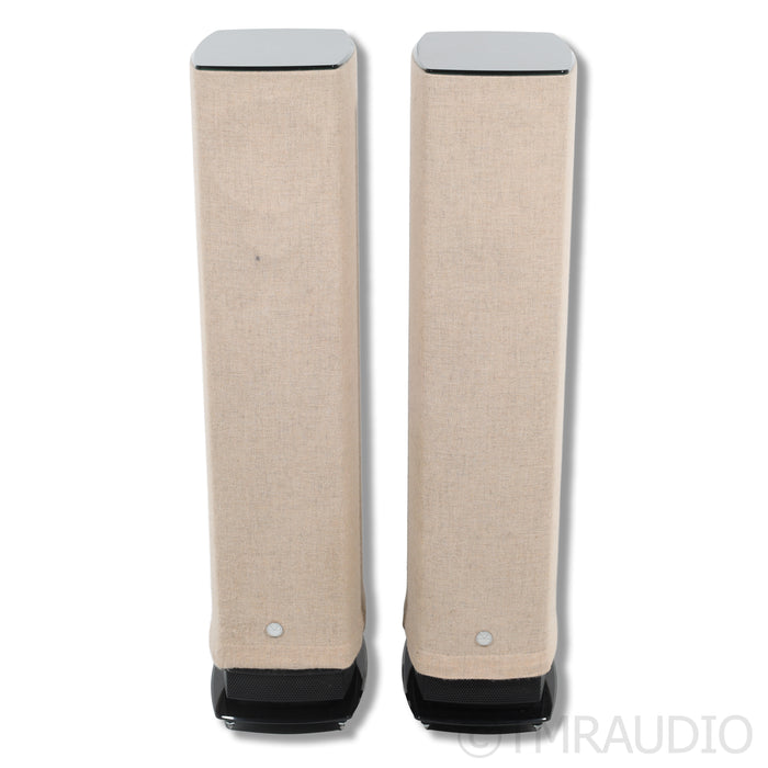 Linn 530 Exakt Active Floorstanding Speaker; Pair Butterscotch Fabrik