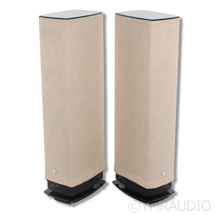 Linn 530 Exakt Active Floorstanding Speaker; Pair Butterscotch Fabrik