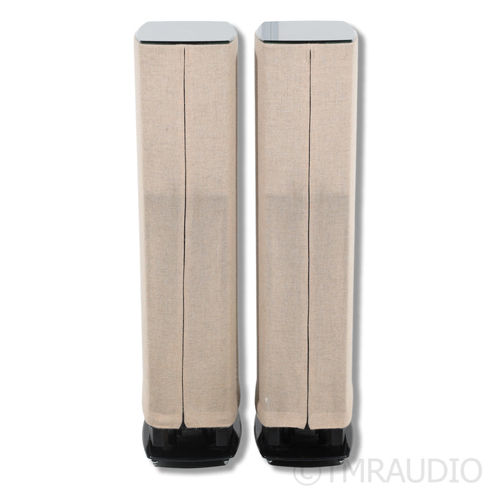 Linn 530 Exakt Active Floorstanding Speaker; Pair Butterscotch Fabrik