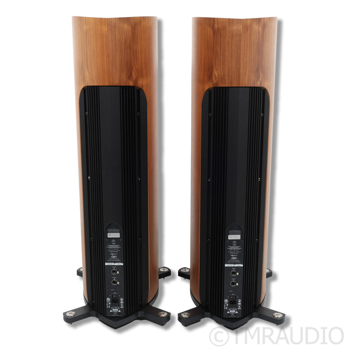 Linn Klimax 350 Exakt Active Floorstanding Speaker; Walnut Pair; Organik DAC