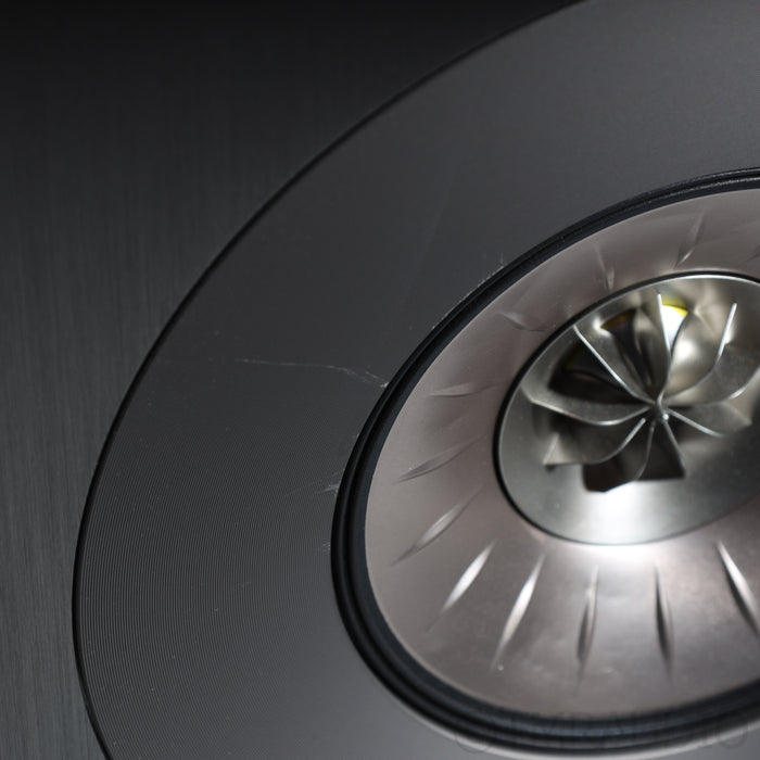 KEF Reference 1 Meta Bookshelf Speakers; Walnut Pair with Stands