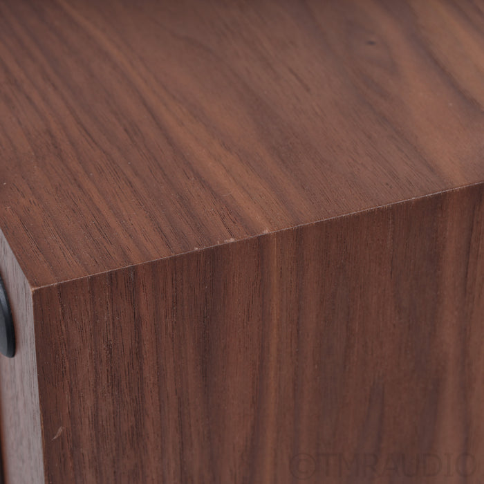 KEF Reference 1 Meta Bookshelf Speakers; Walnut Pair with Stands