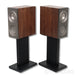KEF Reference 1 Meta Bookshelf Speakers; Walnut Pair with Stands