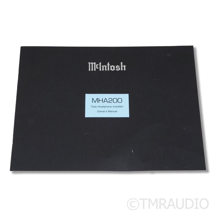 McIntosh MHA200 Tube Headphone Amplifier