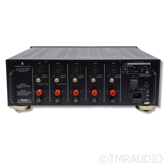 Parasound Halo A52+ Five Channel Power Amplifier; Black