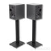 Stenheim Alumine Two Bookshelf Speakers: Dark Grey Pair w/ Stands
