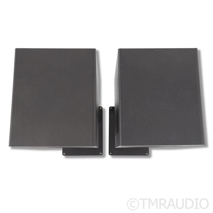 Stenheim Alumine Two Bookshelf Speakers: Dark Grey Pair w/ Stands