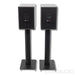 Stenheim Alumine Two Bookshelf Speakers: Dark Grey Pair w/ Stands