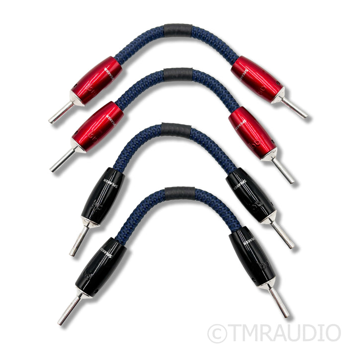 AudioQuest Jupiter Bi-Wire Jumpers; 8in Set of Four