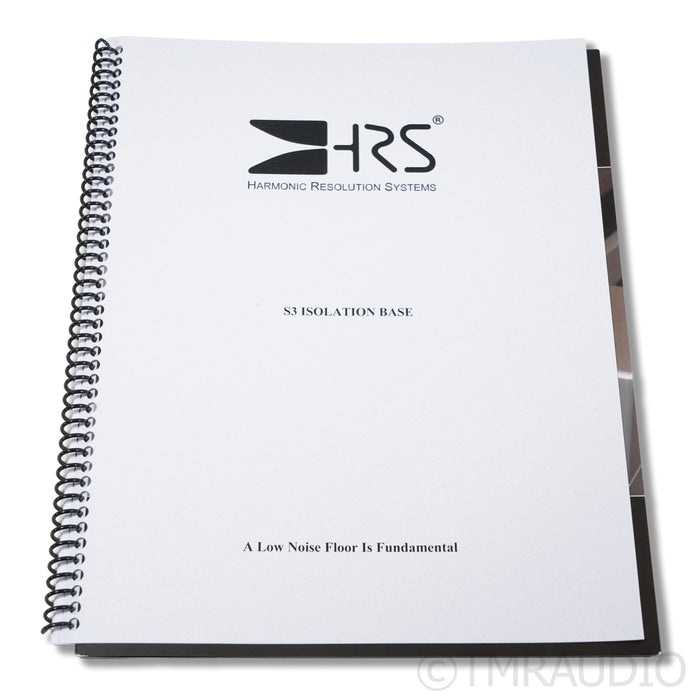 HRS S3 Isolation Base; Black; 19 x 21"