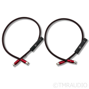 AudioQuest Fire XLR Cables; 1m Pair Balanced Interconnects