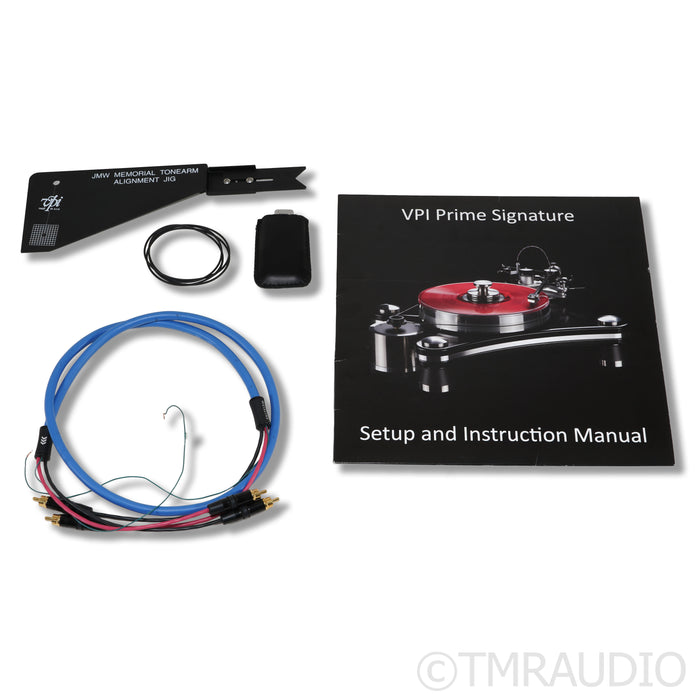 VPI Prime Signature Turntable; Rosewood; JMW-10" Gimbal 3D (No Cartridge)