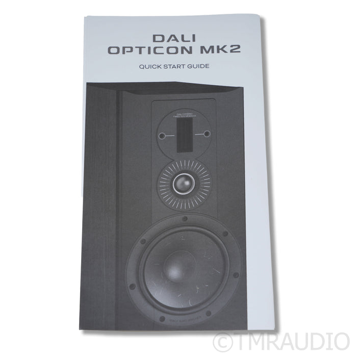 DALI Opticon 2 MK2 Bookshelf Speakers; Oak Pair (Open Box)