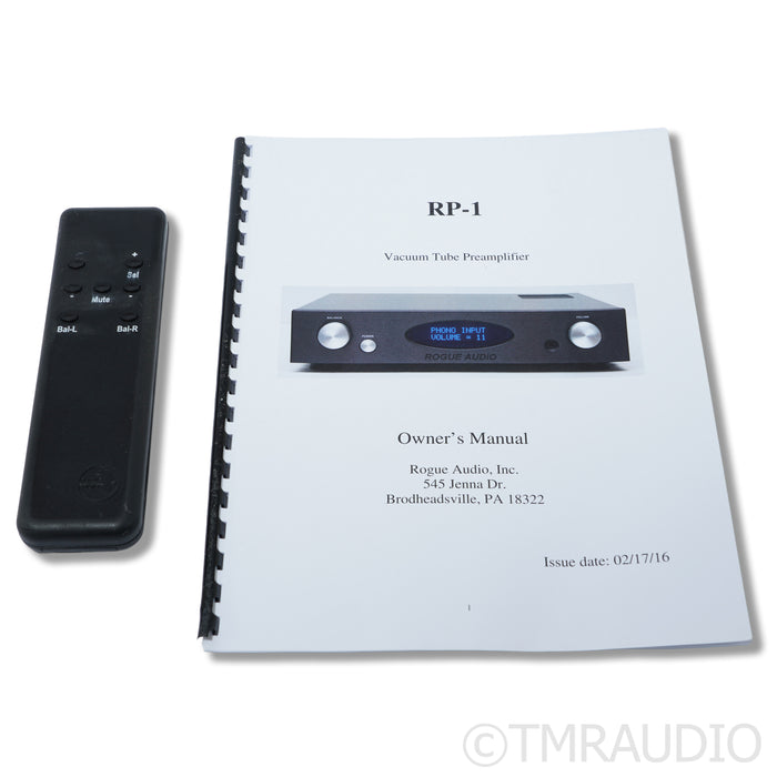 Rogue Audio RP-1 Stereo Tube Preamplifier; MM / MC Phono