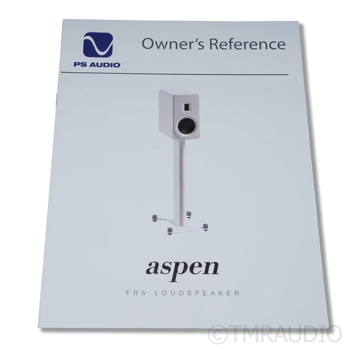 PS Audio Aspen FR5 Bookshelf Speakers; Satin Black Pair