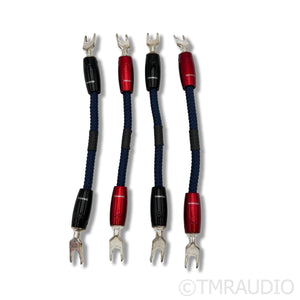 AudioQuest ThunderBird BiWire Jumpers Speaker Cables; 8" Set of 4