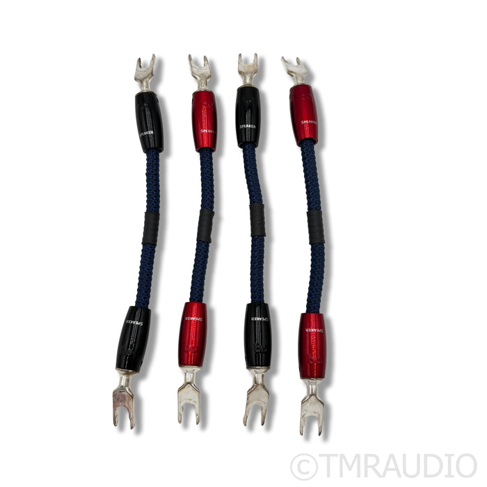 AudioQuest ThunderBird BiWire Jumpers Speaker Cables; 8" Set of 4