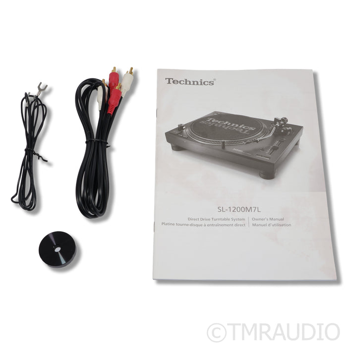 Technics SL-1200M7L 50th Anniversary LE Turntable; Matte Black (No Cartridge)