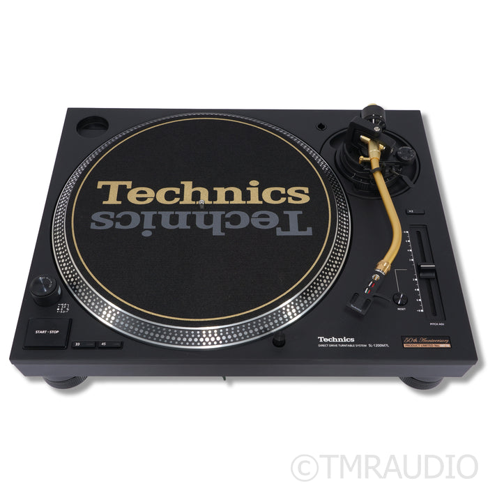Technics SL-1200M7L 50th Anniversary LE Turntable; Matte Black (No Cartridge)