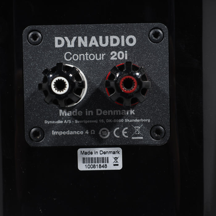 Dynaudio Contour 20i Bookshelf Speakers w/ Stands; Gloss Black Pair
