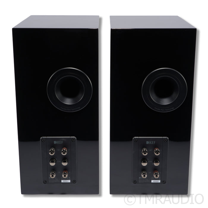 KEF R3 (non meta) Bookshelf Speakers; Gloss Black; Pair