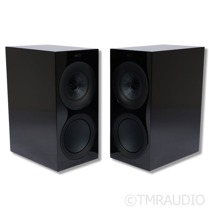 KEF R3 (non meta) Bookshelf Speakers; Gloss Black; Pair