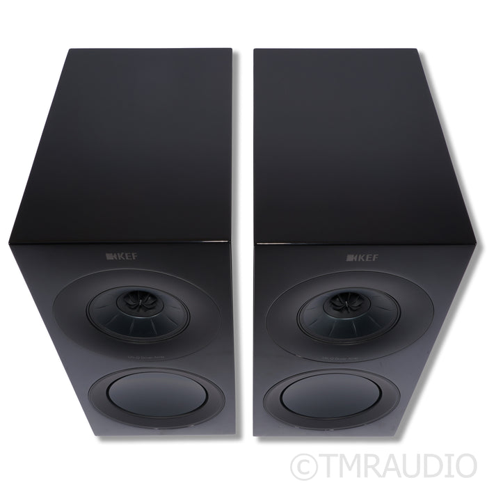 KEF R3 (non meta) Bookshelf Speakers; Gloss Black; Pair