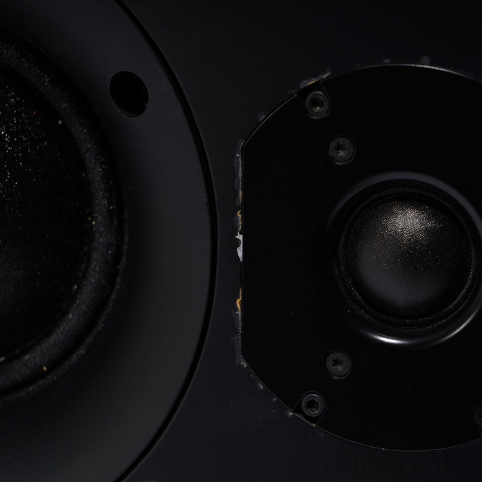 ATC HTS40 On-wall Speaker; Matte Black Single; Landscape Configuration