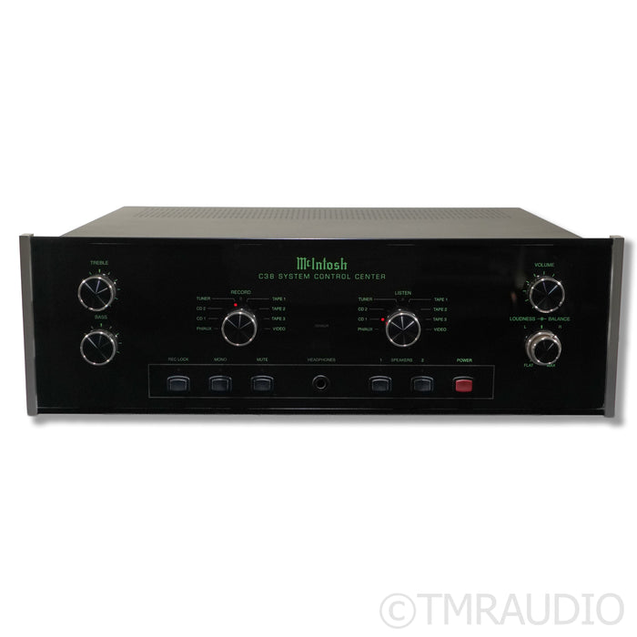 McIntosh C38 Stereo Preamplifier; w/ Walnut Cabinet; Vintage