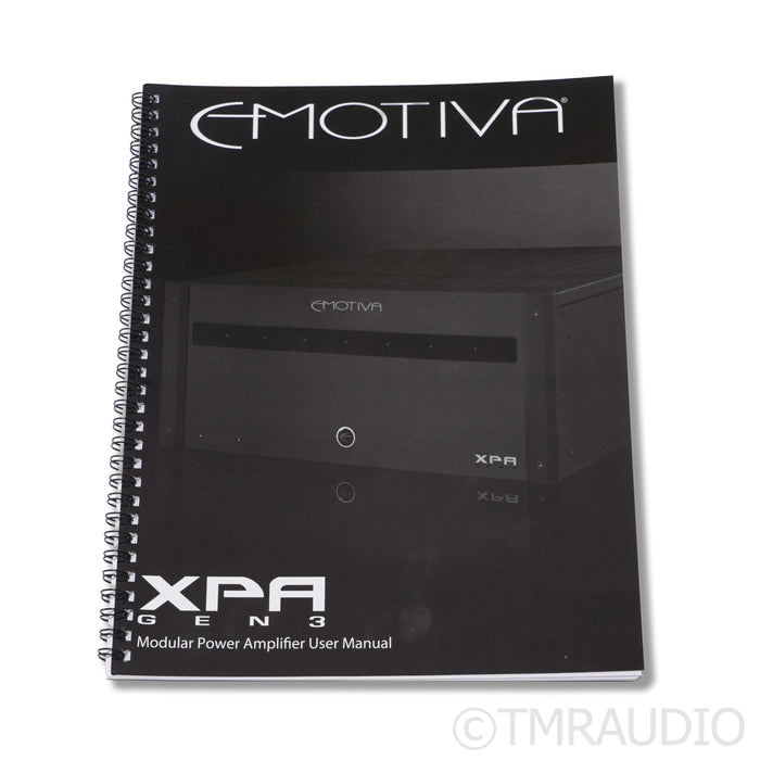 Emotiva XPA-3 Gen 3 Three-Channel Power Amplifier