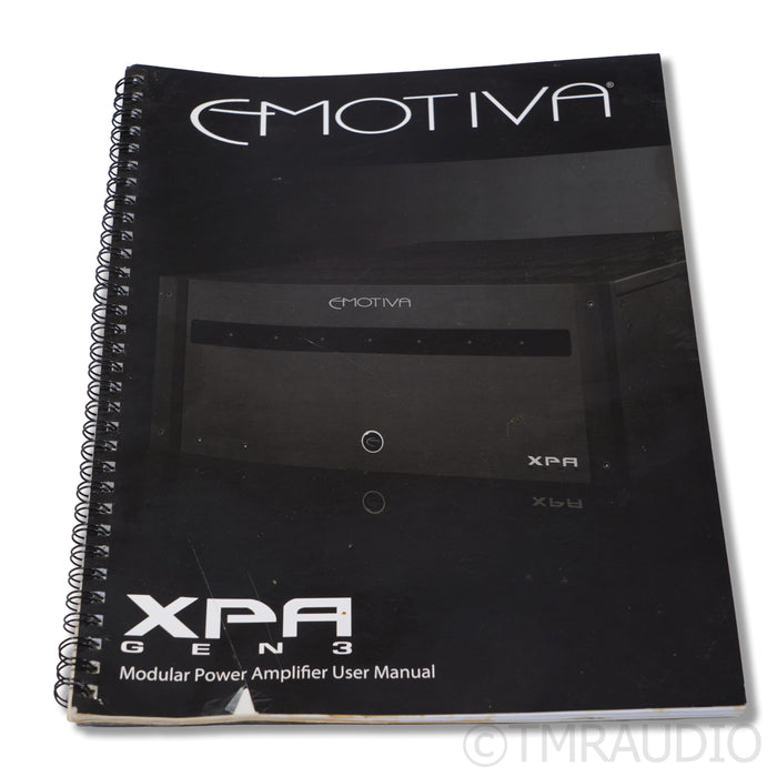 Emotiva XPA-DR2 Stereo Power Amplifier; Differential Reference