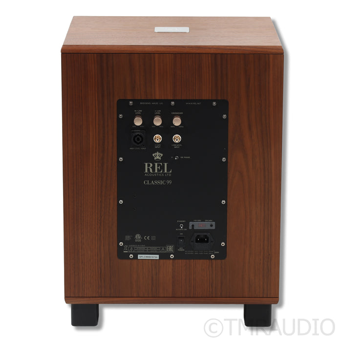 REL Acoustics Classic 99 Powered 12" Subwoofer; Walnut
