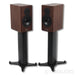 Dynaudio Evoke 20 Bookshelf Speakers; Walnut Wood Pair with Stands