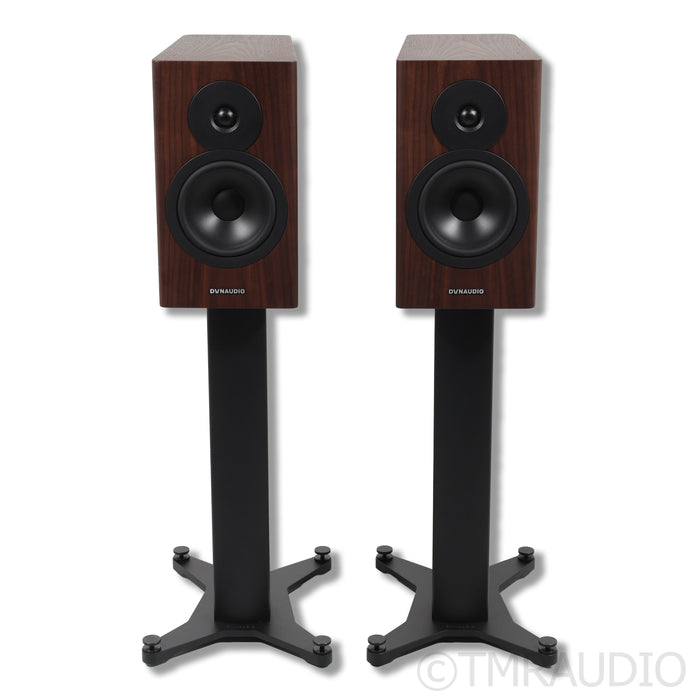 Dynaudio Evoke 20 Bookshelf Speakers; Walnut Wood Pair with Stands