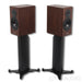 Dynaudio Evoke 20 Bookshelf Speakers; Walnut Wood Pair with Stands